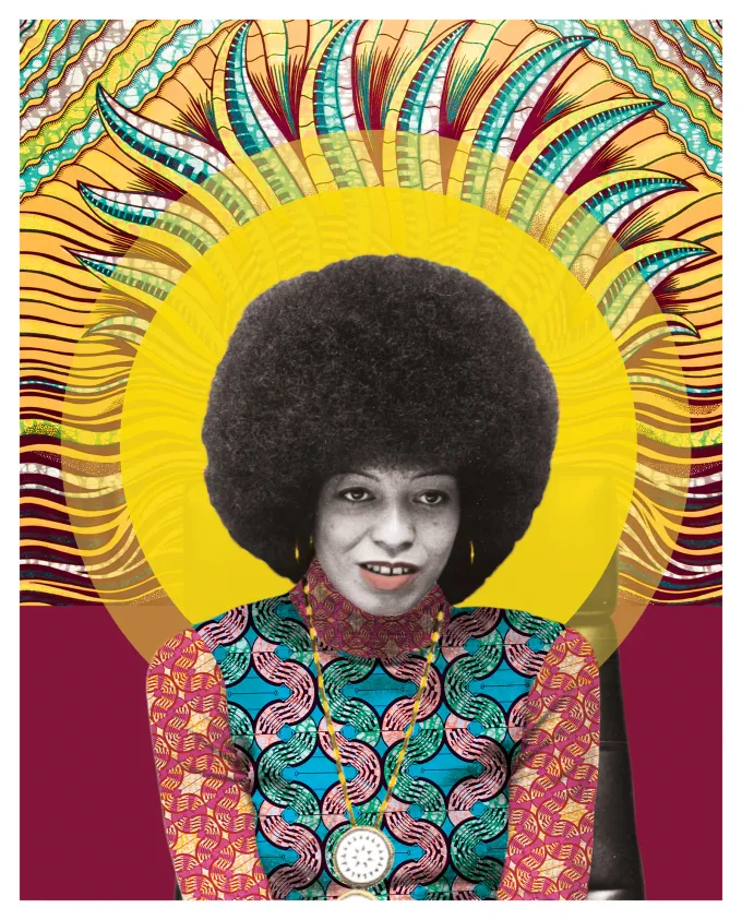Ideas That Refuse to Be Small — Angela Davis, 1974 shown at the selected relative print scale.