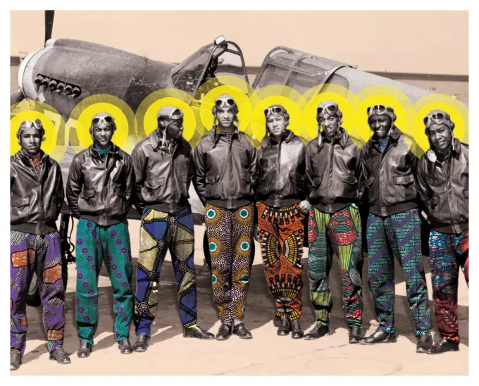 Ready to Fly — Tuskegee Airmen, 1942 shown at the selected relative print scale.