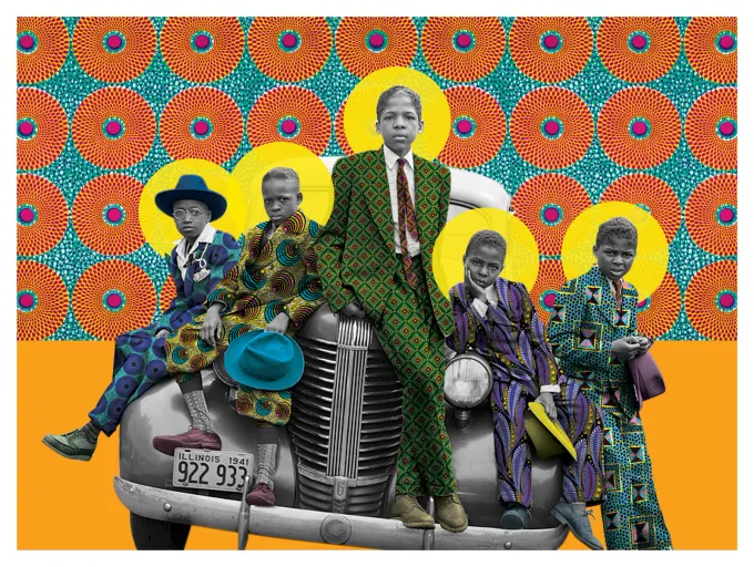 Sunday Best — Chicago, 1941 shown at the selected relative print scale.