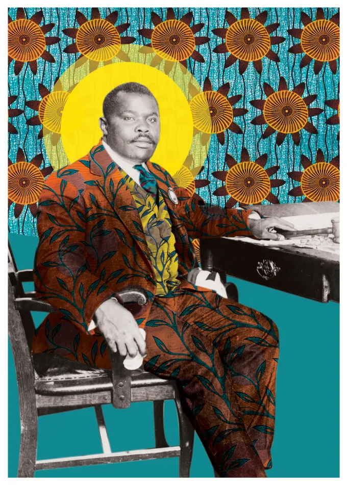 Dressed for the Future — Marcus Garvey, 1924 shown at the selected relative print scale.