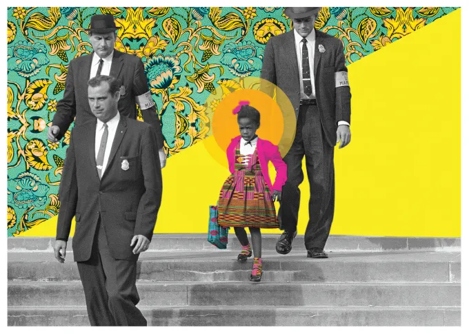 The Walk — Ruby Bridges, 1960 shown at the selected relative print scale.