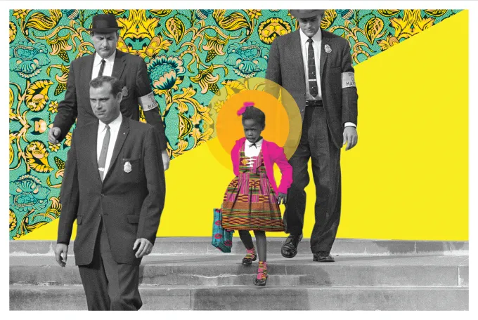 The Walk — Ruby Bridges, 1960 shown at the selected relative print scale.