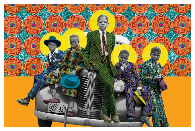 Sunday Best — Chicago, 1941 shown at the selected relative print scale.