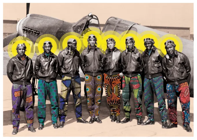 Ready to Fly — Tuskegee Airmen, 1942 shown at the selected relative print scale.